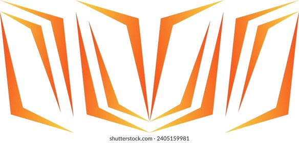 fondo de jersey de juegos de decantación de degradado naranja abstracto