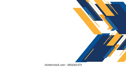 Abstract orange gradient geometric shape background with dynamic box rectangle modern corporate concept