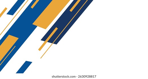 Abstract orange gradient geometric shape background with dynamic box rectangle modern corporate concep