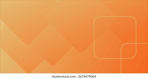 Gradiente naranja Abstractas con Formas geométricas y capas para Diseños modernos eps10