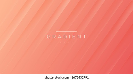 Abstract orange gradient polygonal shapes background.