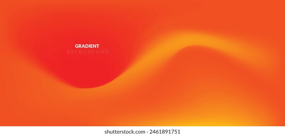 Abstract orange gradient vector background.