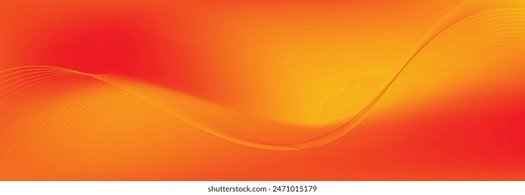 Abstract orange gradient vector background.