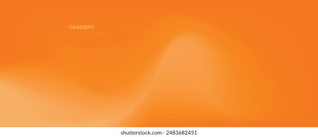 Abstract orange gradient vector background.
