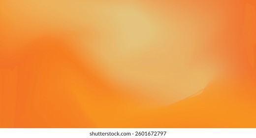 Abstract orange gradient vector background simple cloud