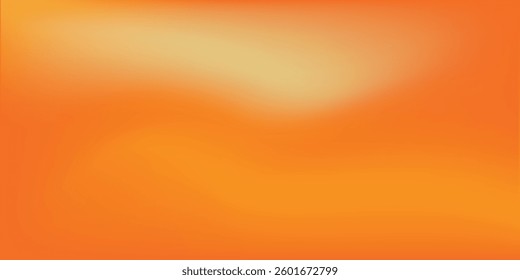 Abstract orange gradient vector background simple cloud