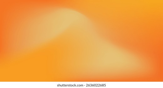 Abstract orange gradient vector background simple cloud
