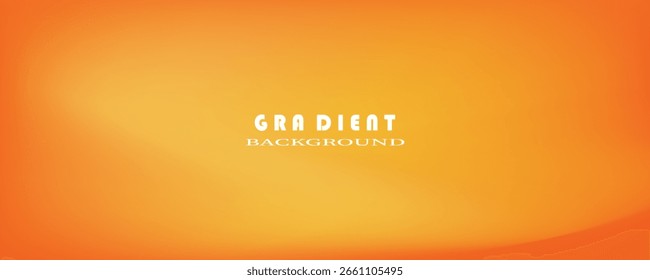 Fundo de vetor de gradiente laranja abstrato. design moderno