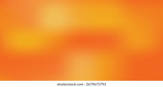 Fundo de vetor de gradiente laranja abstrato. Superfície gradiente de cromo com brilho de luz simples abstrato.