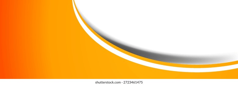 Gradiente Laranja Abstrato Com Linhas Curvas Brancas Para Design Moderno E Branding Background.vetor eps10