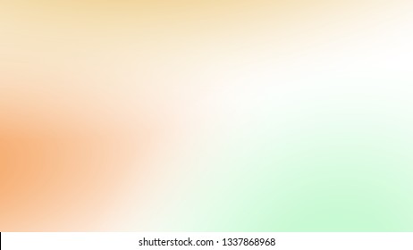 Abstract orange and green blurred gradient mesh background with light. Trendy colors.  Smooth gradient texture color, shiny soft website pattern, banner header.