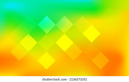 Abstract orange and green blurred gradient mesh background in bright Colorful smooth. Easy editable soft colored vector illustration, Suitable For Wallpaper, Banner, Background, Card, landing page