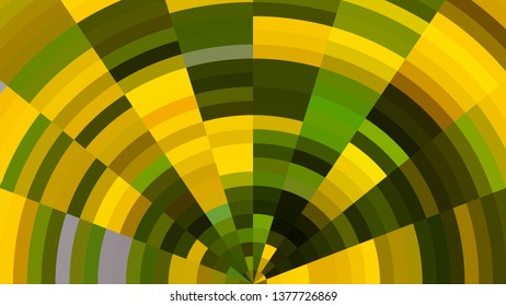 Abstract Orange and Green Graphic Background