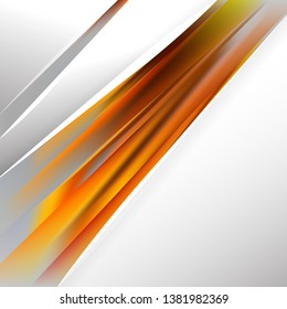 Abstract Orange and Grey Brochure Design Template