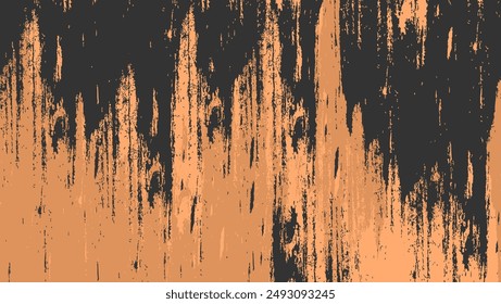 Textura Áspera De Grunge Naranja Abstractas En Fondo Negro
