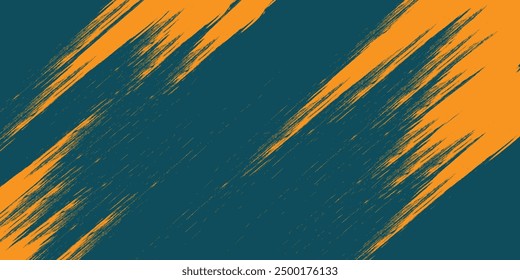 Abstract Orange Grunge Scratch Texture In Dark Background