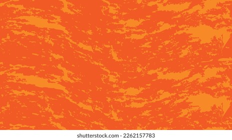 Abstract Orange Grunge Texture In Yellow Background