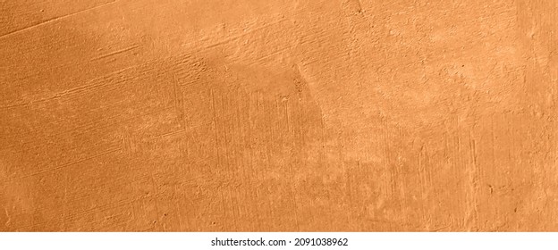 Abstract Orange grungy Decorative wall background Vector with old distressed vintage grunge texture. pantone of the year color concept background with space for text. Fit for basis for banners