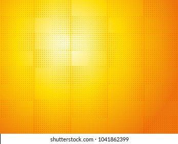 abstract orange halftone dotted background