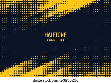 Abstract orange halftone vector design illustration