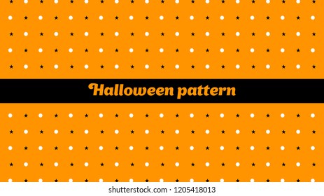 Abstract orange halloween pattern.