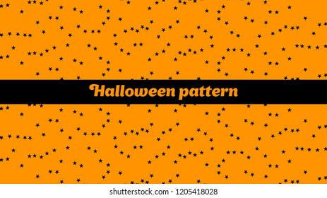 Abstract orange halloween pattern.