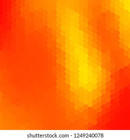 abstract orange hexagon background. layout for advertising
