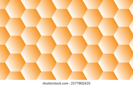 abstract orange honeycomb pattern suitable for background.