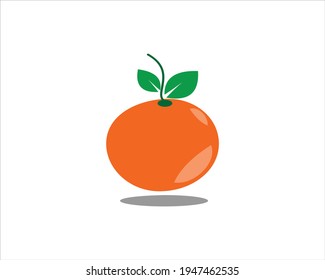Abstract Orange, Icon Vector, Flat Design