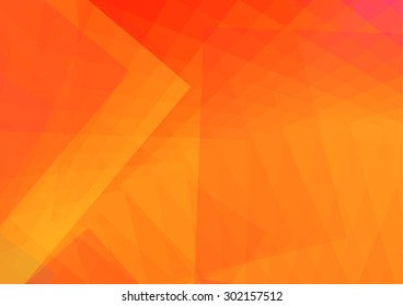 Abstract orange illustration with Rectangle. vector illustration