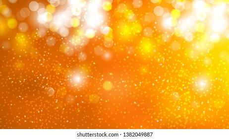 Abstract Orange Lights Background Graphic