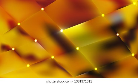 Abstract Orange Lights Background Image