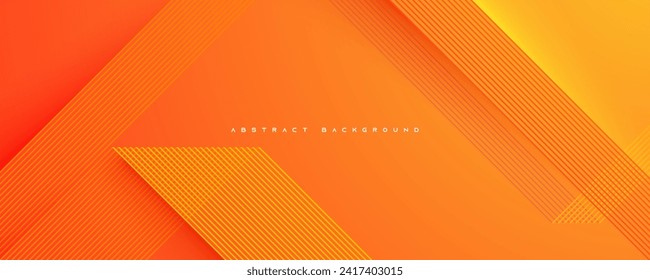 Abstract orange line diagonal background design