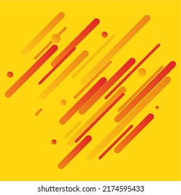 abstract orange line drop background