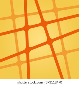 Abstract orange lines. Orange lines background. Overlapping orange lines. Intersecting orange lines.