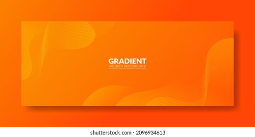 Resumen Fondo líquido naranja. Diseño de fondo moderno. color de gradiente. Composición de formas fluidas. Apto para sitio web, carteles, fondos de pantalla, folletos, carteles