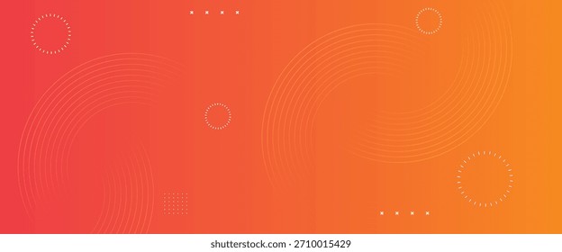 Abstract orange minimal background with smooth flowing shapes.