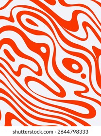 Abstract orange monochrome marble liquid acid poster pattern wave background layout banner copy space illustration textile print art