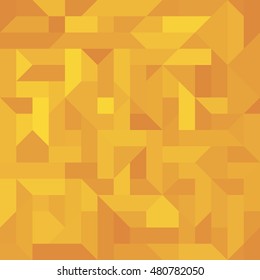 Abstract orange mosaic background