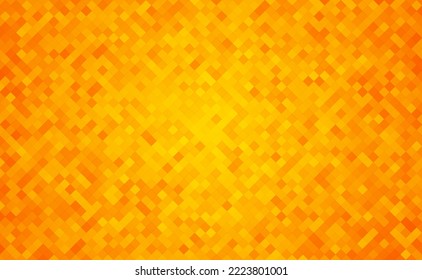 Abstrakter orangefarbener Mosaikhintergrund, geometrische Elemente