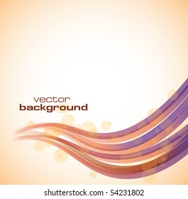 abstract orange motion background eps10