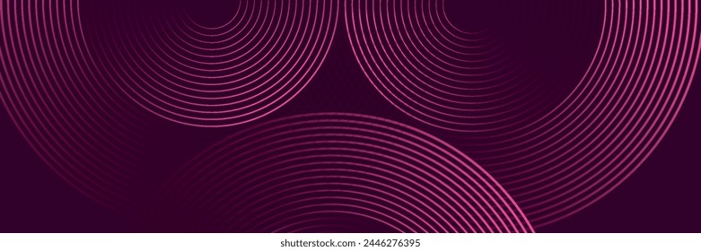 Abstract orange and pink gradient background. Curvy lines light and shadow decoration. Modern bright graphic template design.