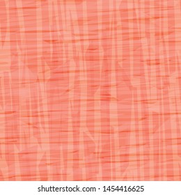 Abstract orange and pink painterly canvas effect texture. Seamless vector pattern with transparent shapes. Perfect for packaging, sports wear, wellness, beauty products, stationery fabric