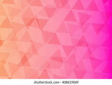 abstract orange and pink polygonal background