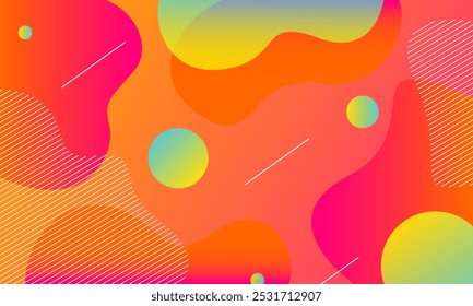 Fondo de onda rosa naranja abstracto, fondo de color degradado. Plantillas para póster, tarjeta, Anuncio, telón de fondo, folleto, cubierta, Fondo de pantalla, Sitio web. Diseño de Vector