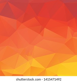 Abstract orange polygon texture background