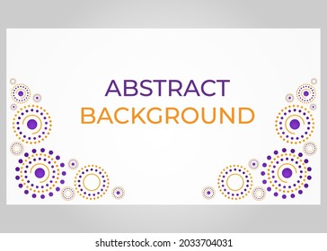 diseño de fondo de patrón de color naranja y morado abstracto