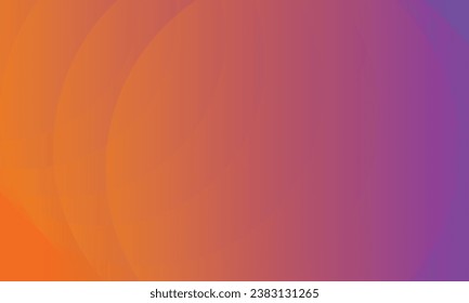 Abstract orange purple geometric background. Liquid color background design. circle shapes composition. Eps10 vector