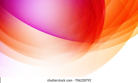 Abstract Orange And Purple Gradient Curve Background