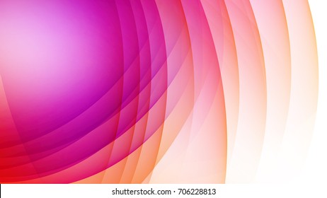 Abstract Orange and Purple gradient curve background
